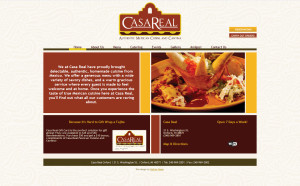 Website for Casa Real